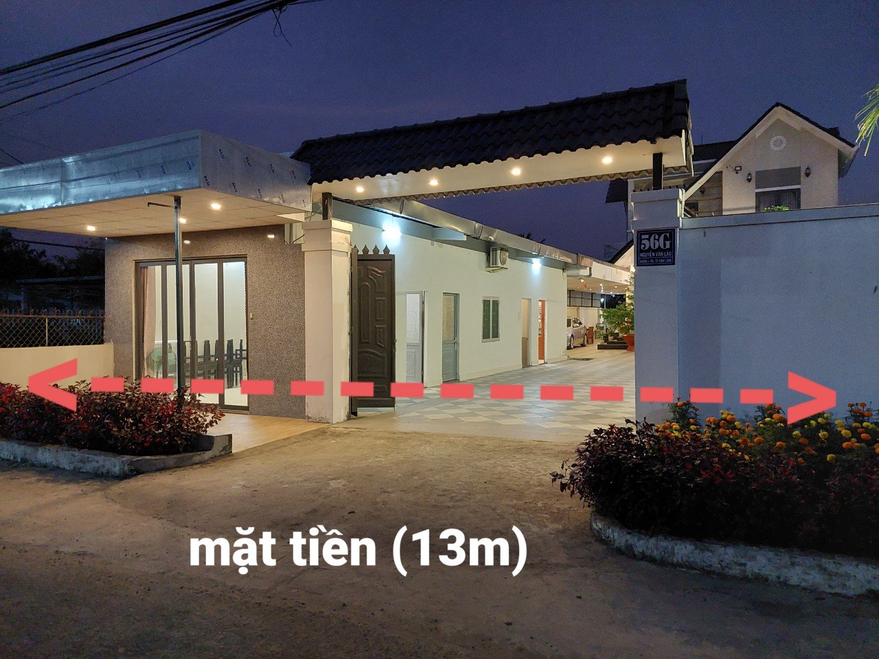 Biệt thự mặt tiền đường Nguyễn Văn Lâu, trung tâm Phường 8 TP. Vĩnh Long, 12 tỷ